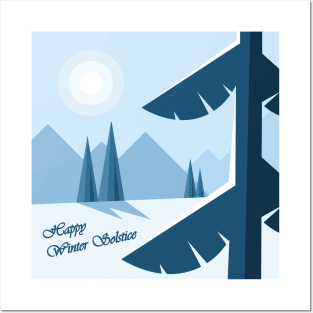 Happy Winter Solstice Posters and Art